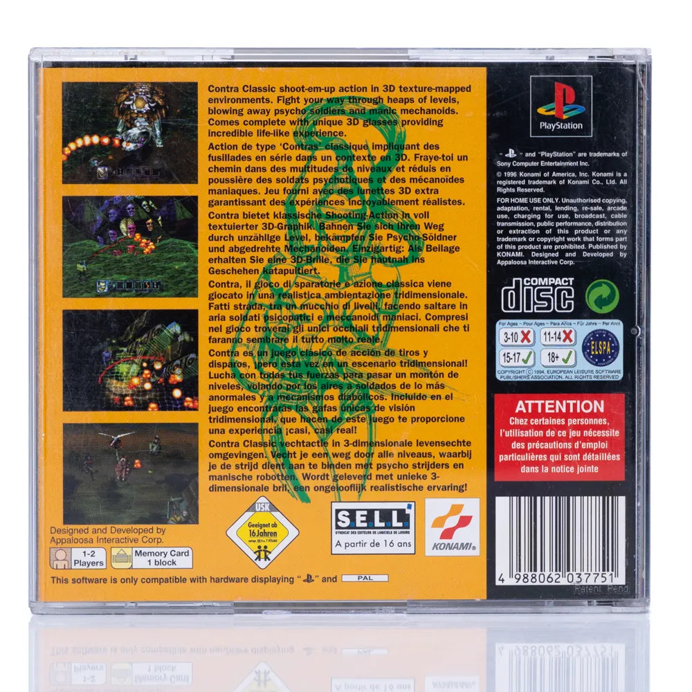 Contra: Legacy of War - PS1 spill - Retrospillkongen