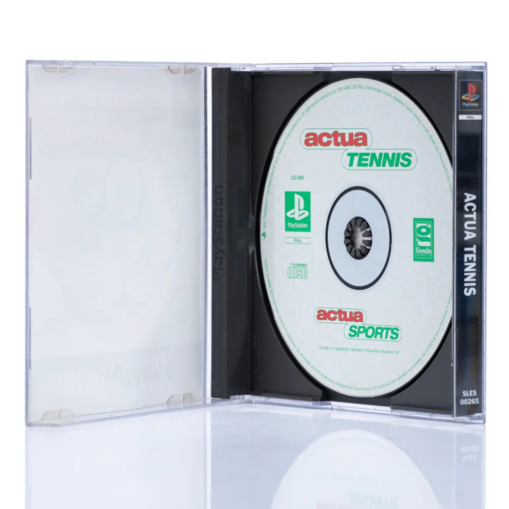 Actua Tennis - PS1 spill - Retrospillkongen