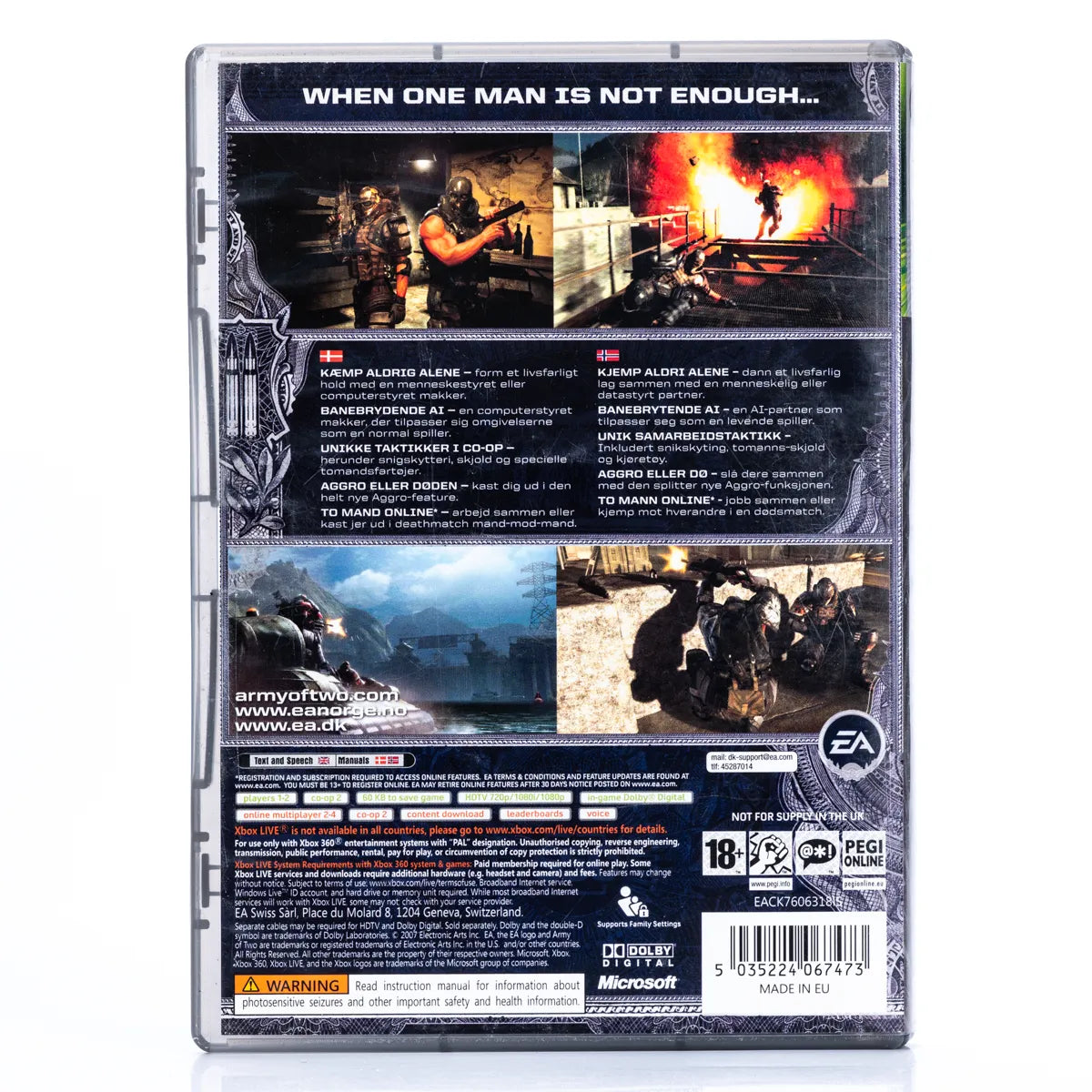 Army of Two - Xbox 360 spill - Retrospillkongen