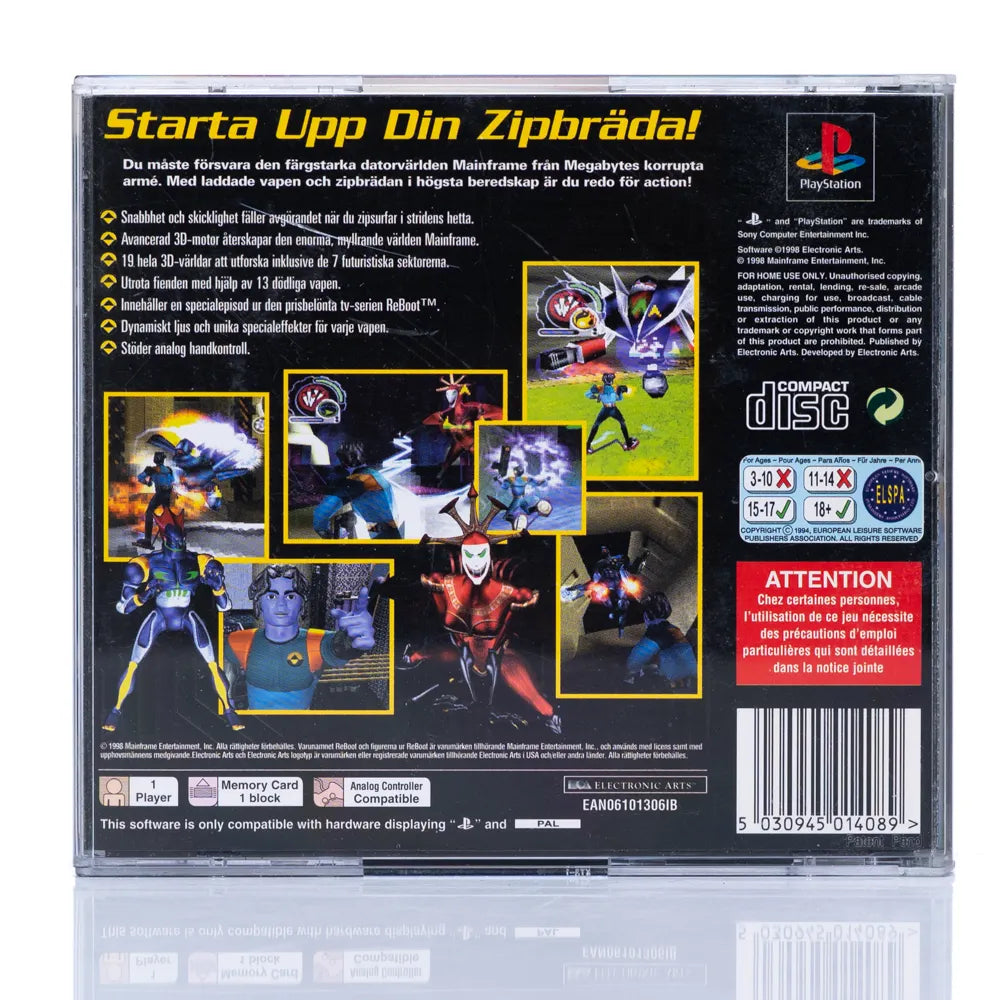 Reboot - PS1 spill - Retrospillkongen