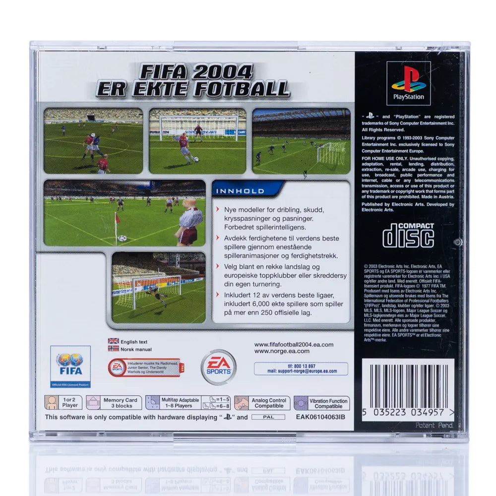 FIFA Football 2004 - PS1 spill
