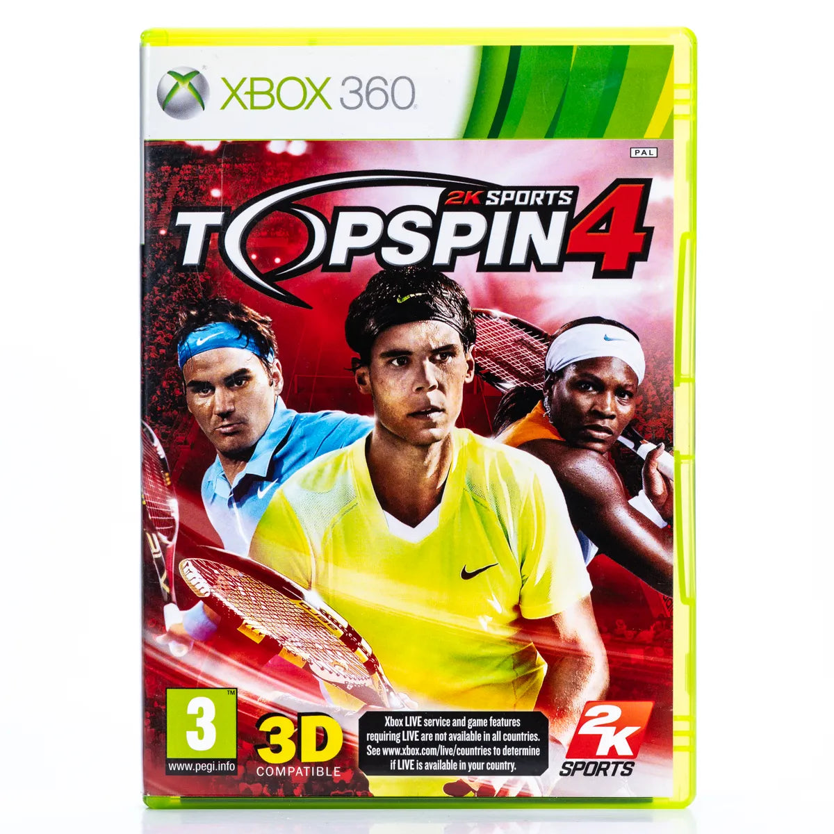Top Spin 4 - Xbox 360 spill - Retrospillkongen