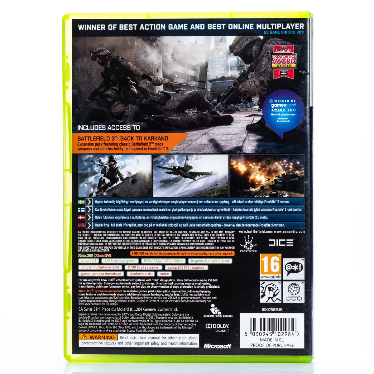 Battlefield 3 - Xbox 360 spill - Retrospillkongen