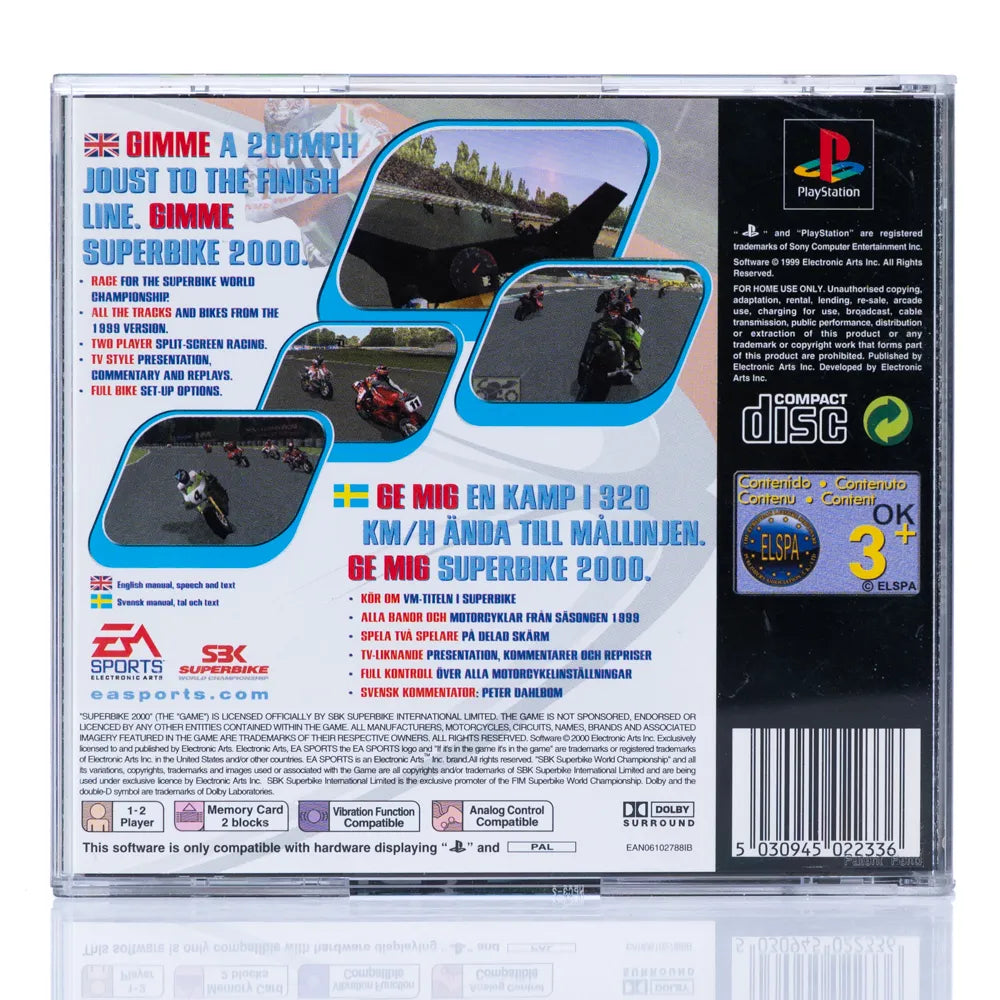 EA Sports Superbike 2000 - PS1 spill