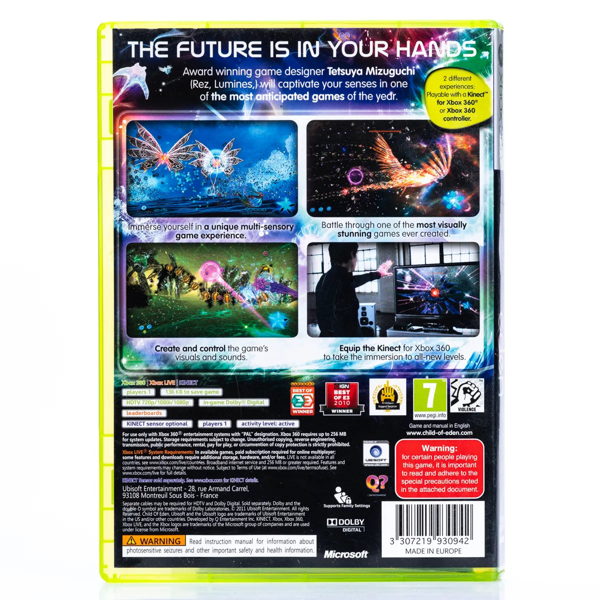 Child of Eden - Xbox 360 spill - Retrospillkongen