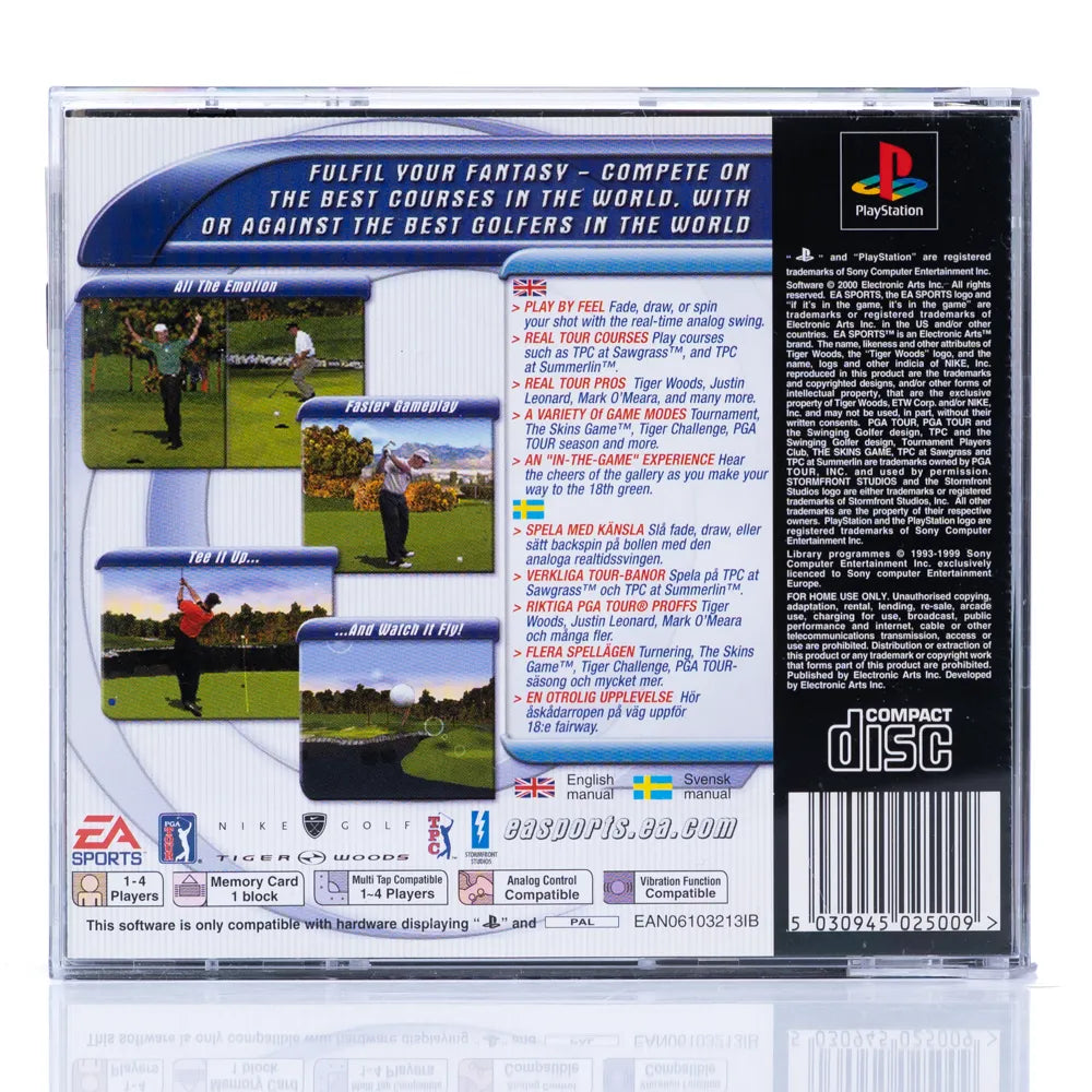 Tiger Woods PGA Tour Golf - PS1 spill - Retrospillkongen