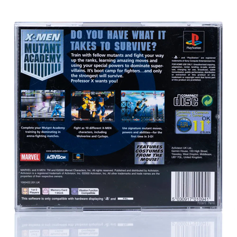 X-Men: Mutant Academy - PS1 spill - Retrospillkongen
