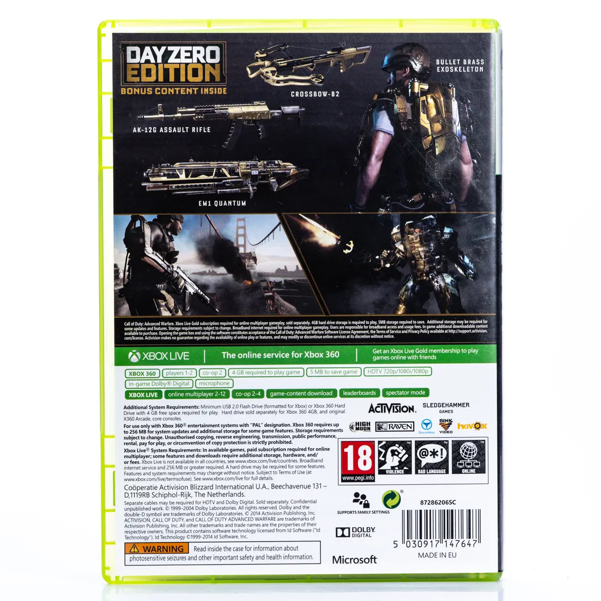 Call of Duty: Advanced Warfare - Xbox 360 spill - Retrospillkongen