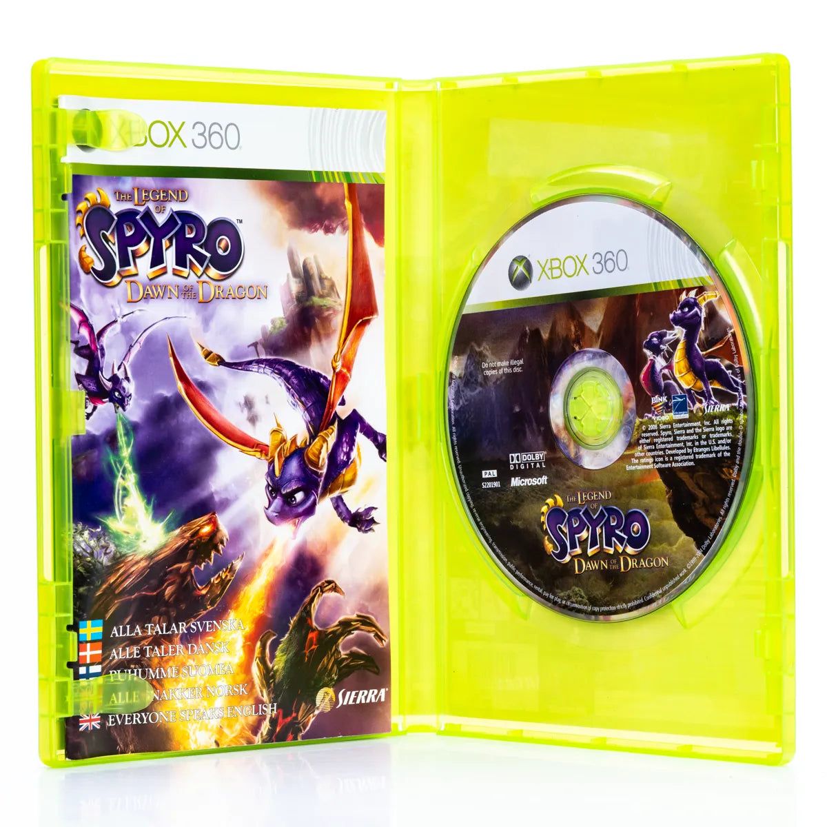 The Legend of Spyro Dawn of the Dragon - Xbox 360 spill - Retrospillkongen