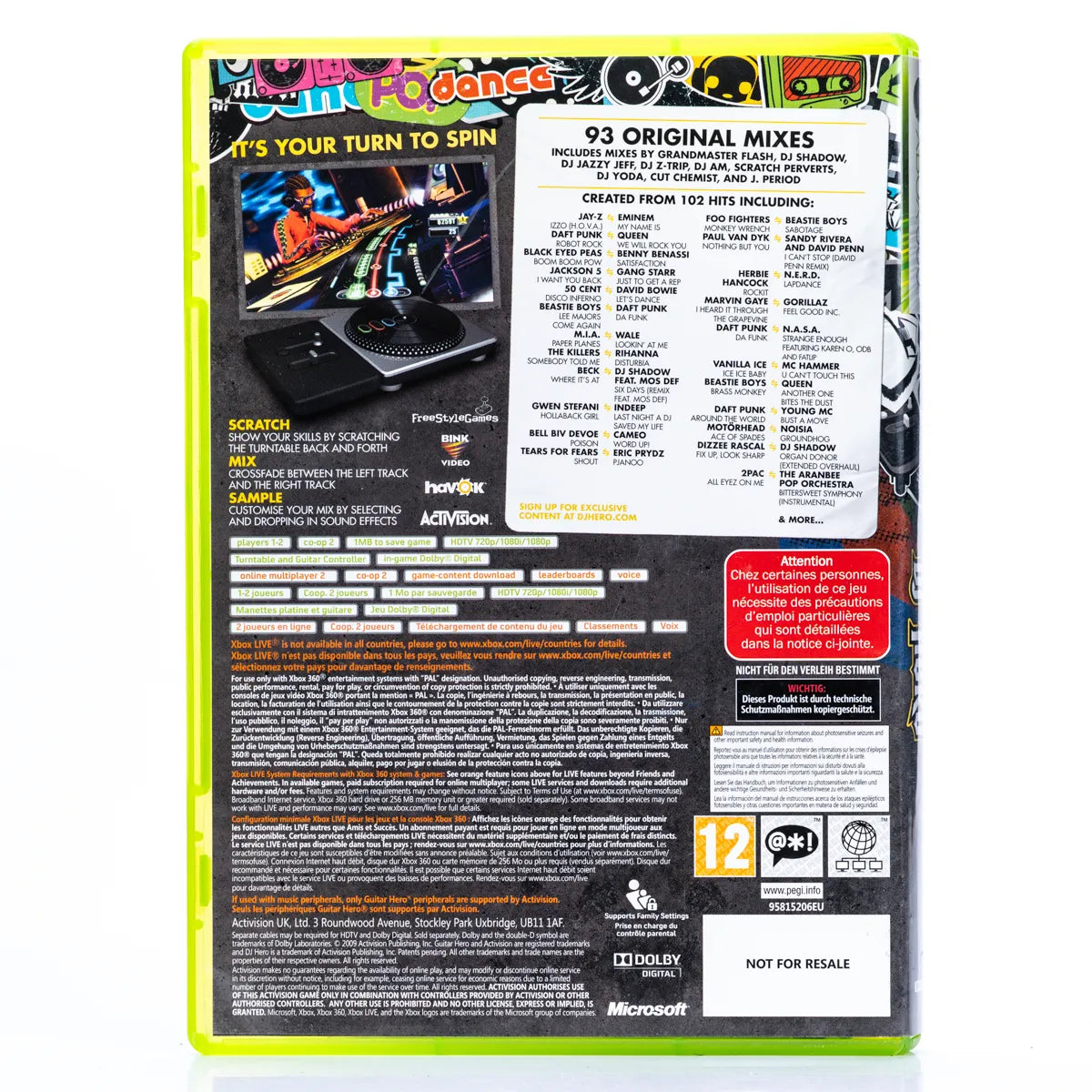 DJ Hero - Xbox 360 spill - Retrospillkongen