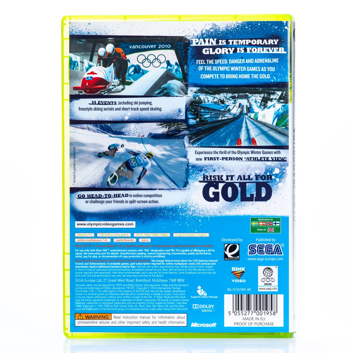 Vancouver 2010 - Xbox 360 spill - Retrospillkongen