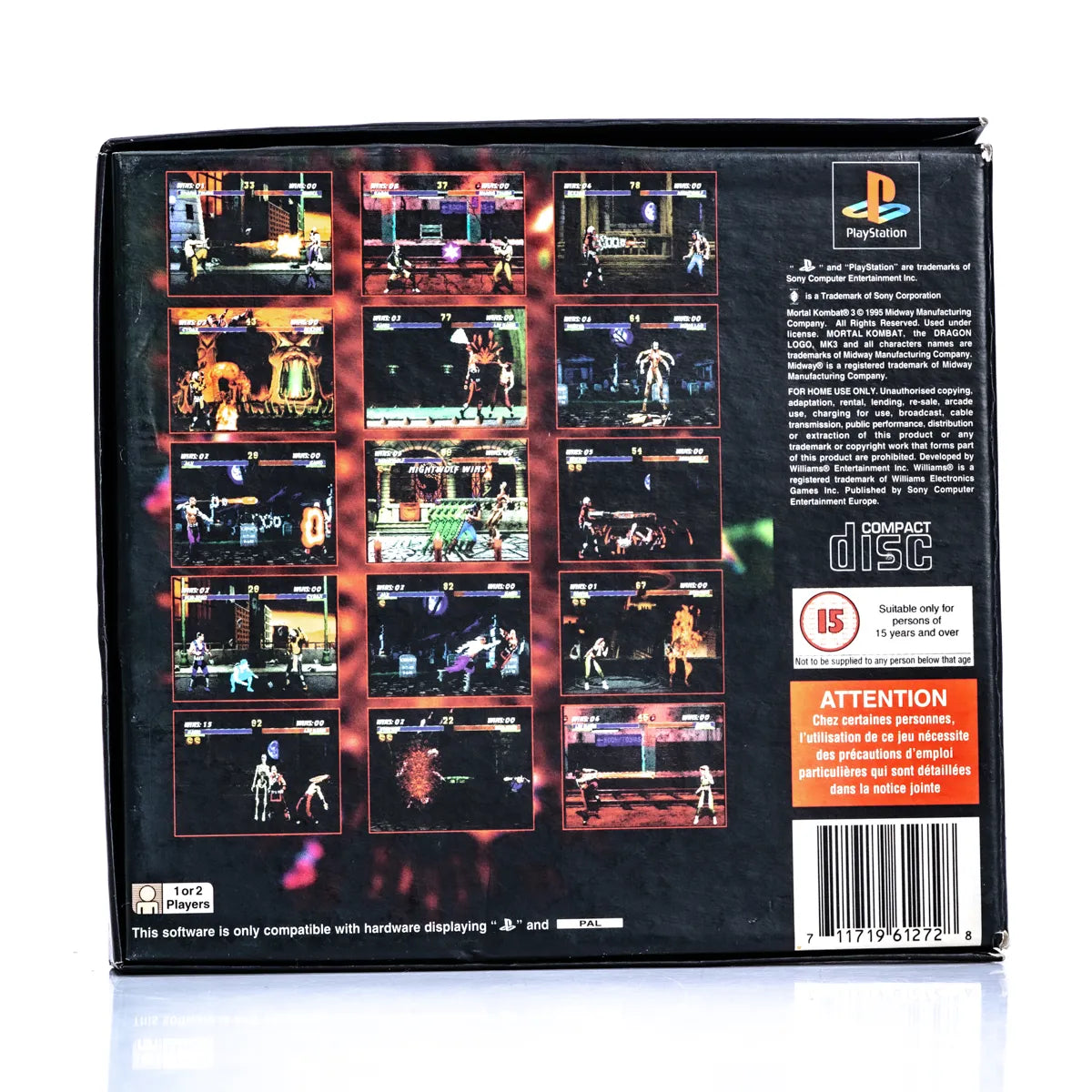 Mortal Kombat 3 - PS1 spill - Retrospillkongen