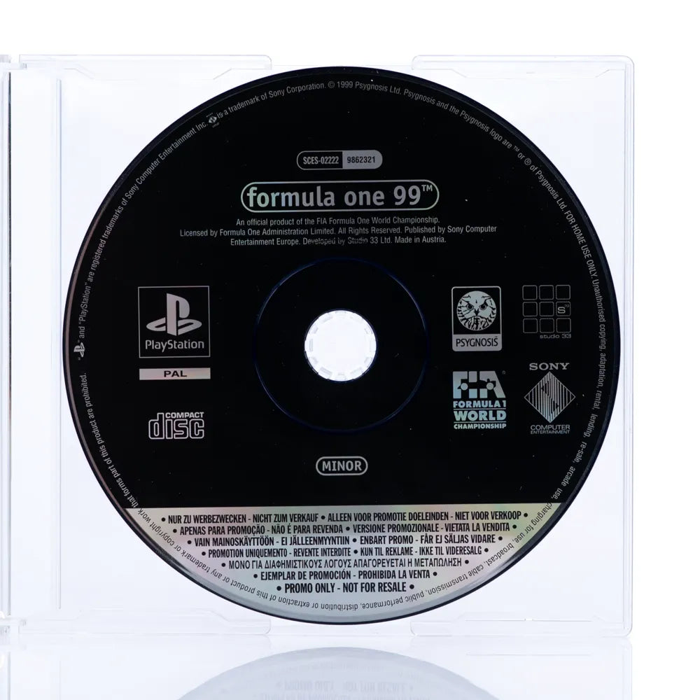 Formula One 99 - PS1 spill - Retrospillkongen