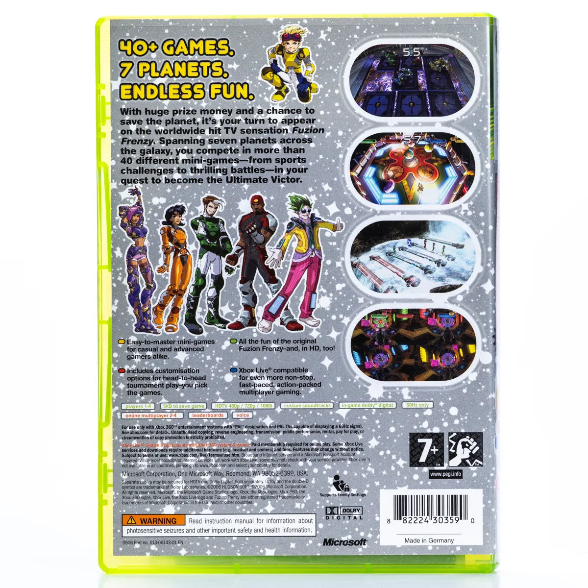 Fuzion Frenzy 2 - Xbox 360 spill - Retrospillkongen
