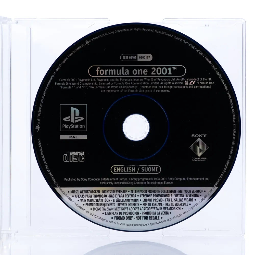 Formula One 2001 - PS1 Spill - Retrospillkongen