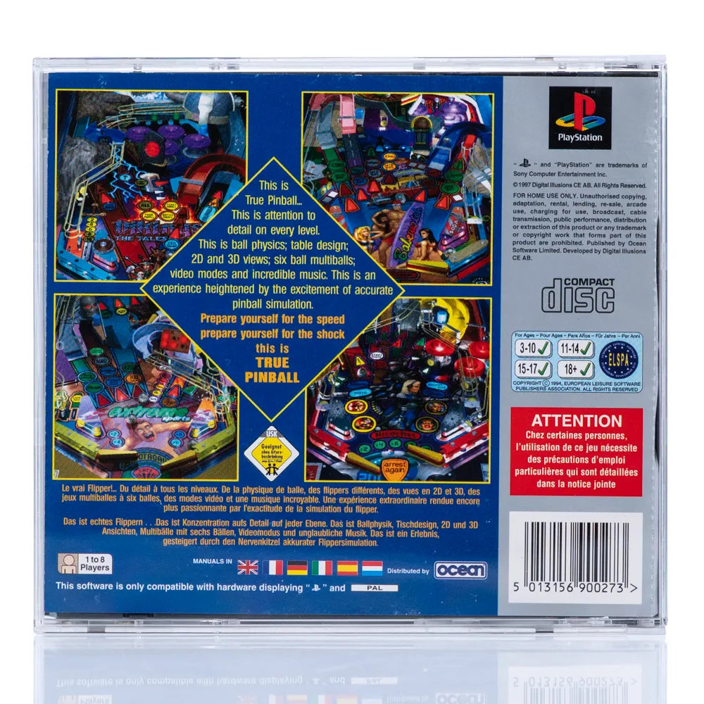 True Pinball - PS1 spill