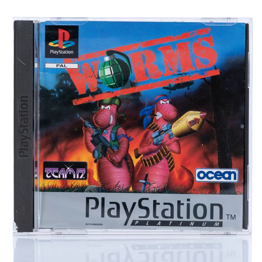 Worms - PS1 spill