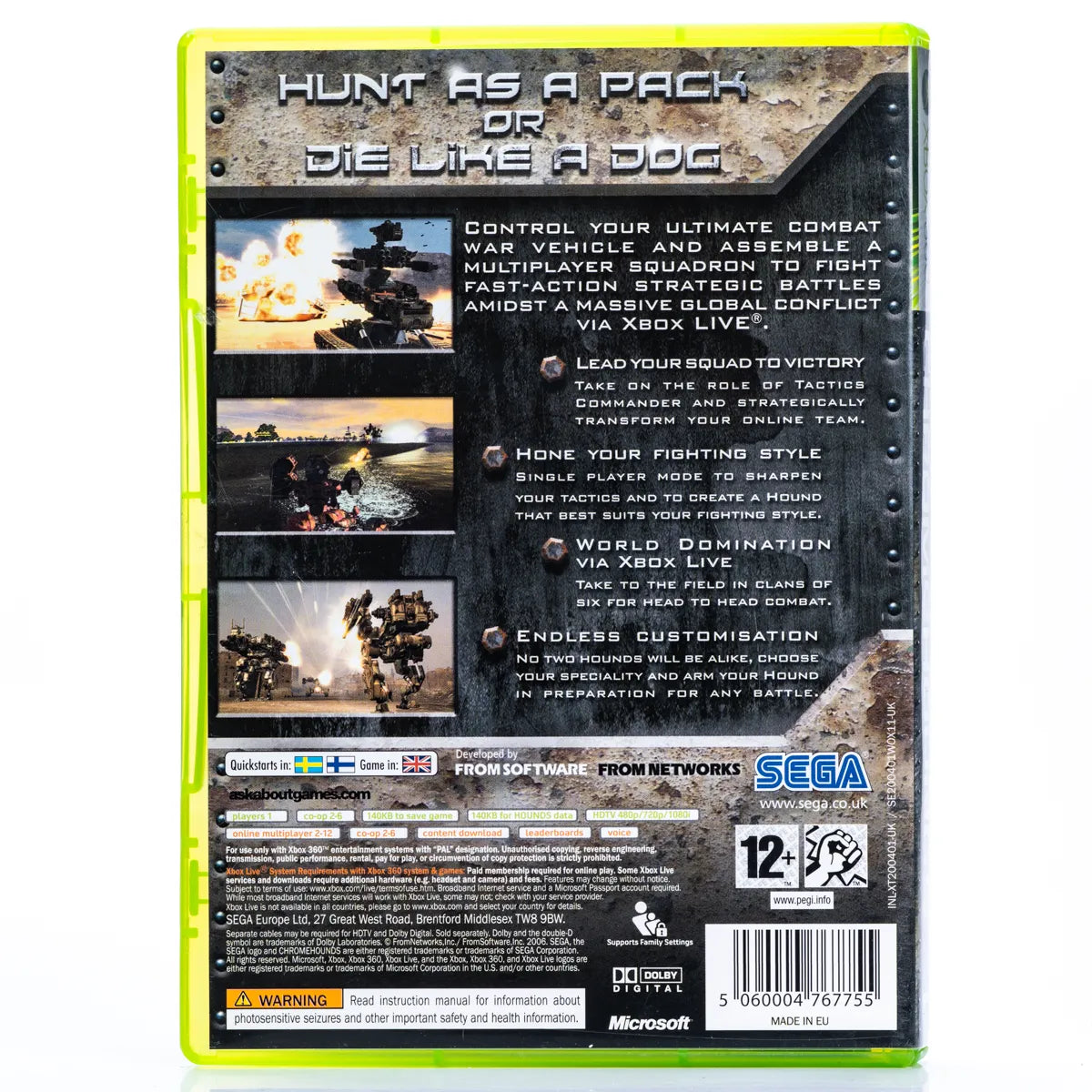Chromehounds - Xbox 360 spill - Retrospillkongen