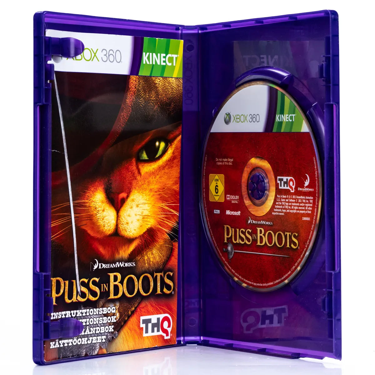 DreamWorks Puss In Boots - Xbox 360 spill - Retrospillkongen