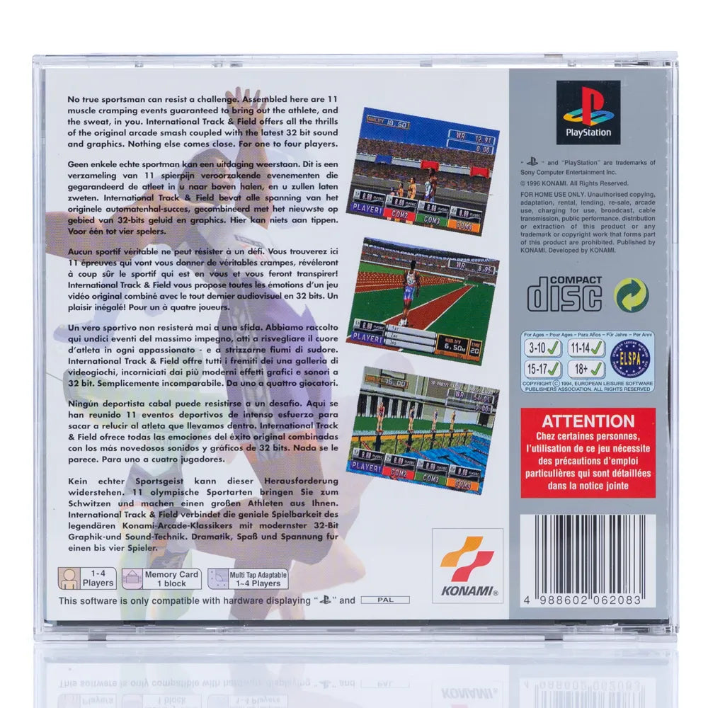 International Track & Field - PS1 spill