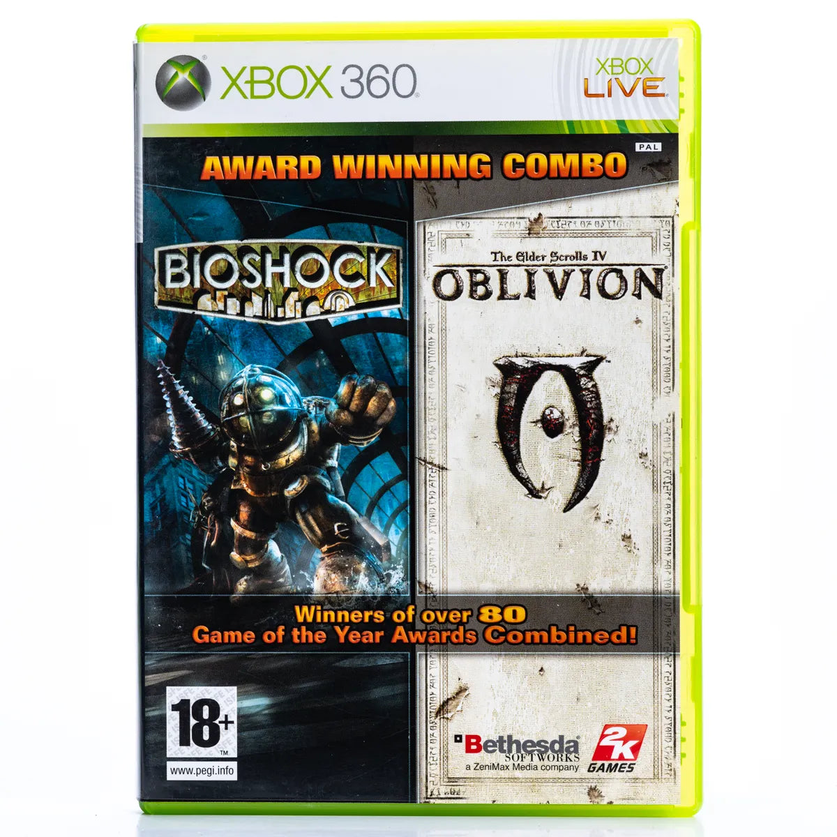 BioShock & The Elder Scrolls IV: Oblivion Bundle - Xbox 360 spill - Retrospillkongen