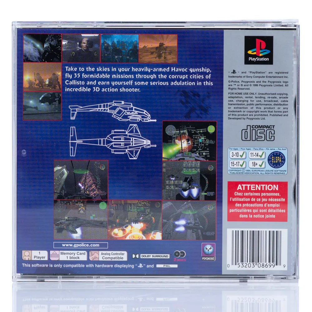 G-Police - PS1 spill