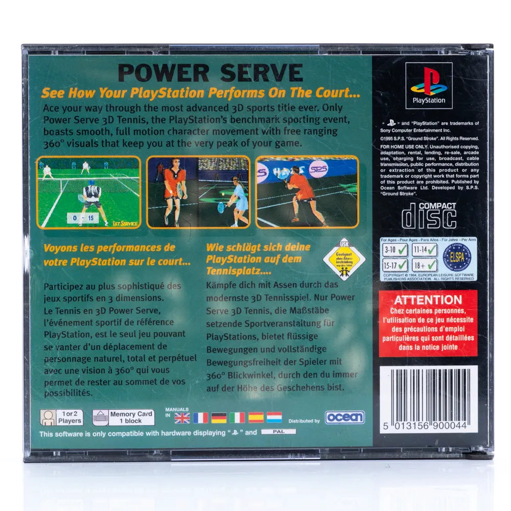 Power Serve - PS1 spill - Retrospillkongen