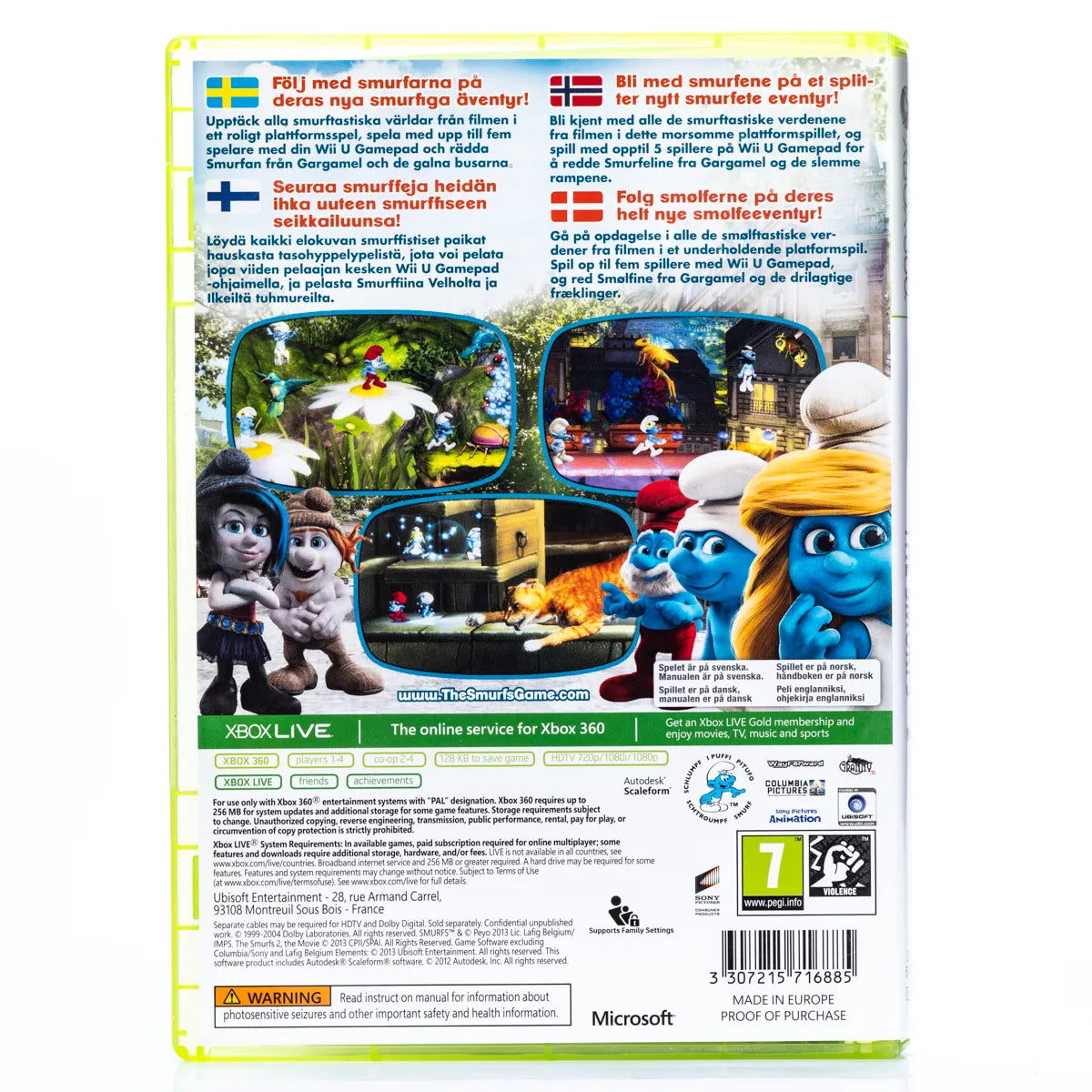 The Smurfs 2 - Xbox 360 spill - Retrospillkongen