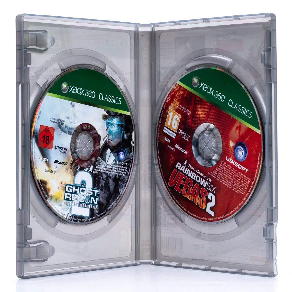 Tom Clancy's Rainbow Six Vegas 2 + Ghost Recon Advanced Warfighter 2 Double Pack - Xbox 360 spill - Retrospillkongen
