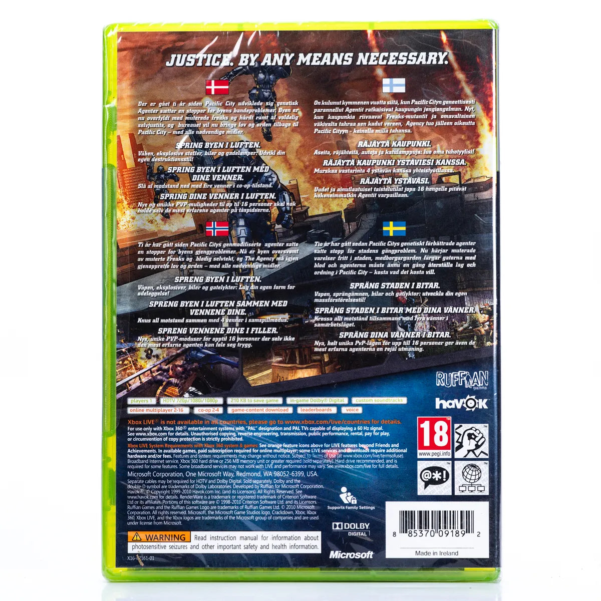 Crackdown 2 - Xbox 360 spill (Forseglet) - Retrospillkongen