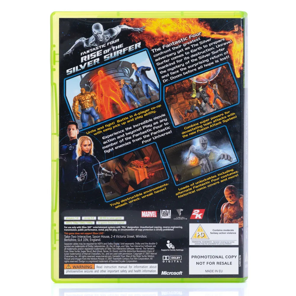 Fantastic Four: Rise of the Silver Surfer - Xbox 360 spill - Retrospillkongen