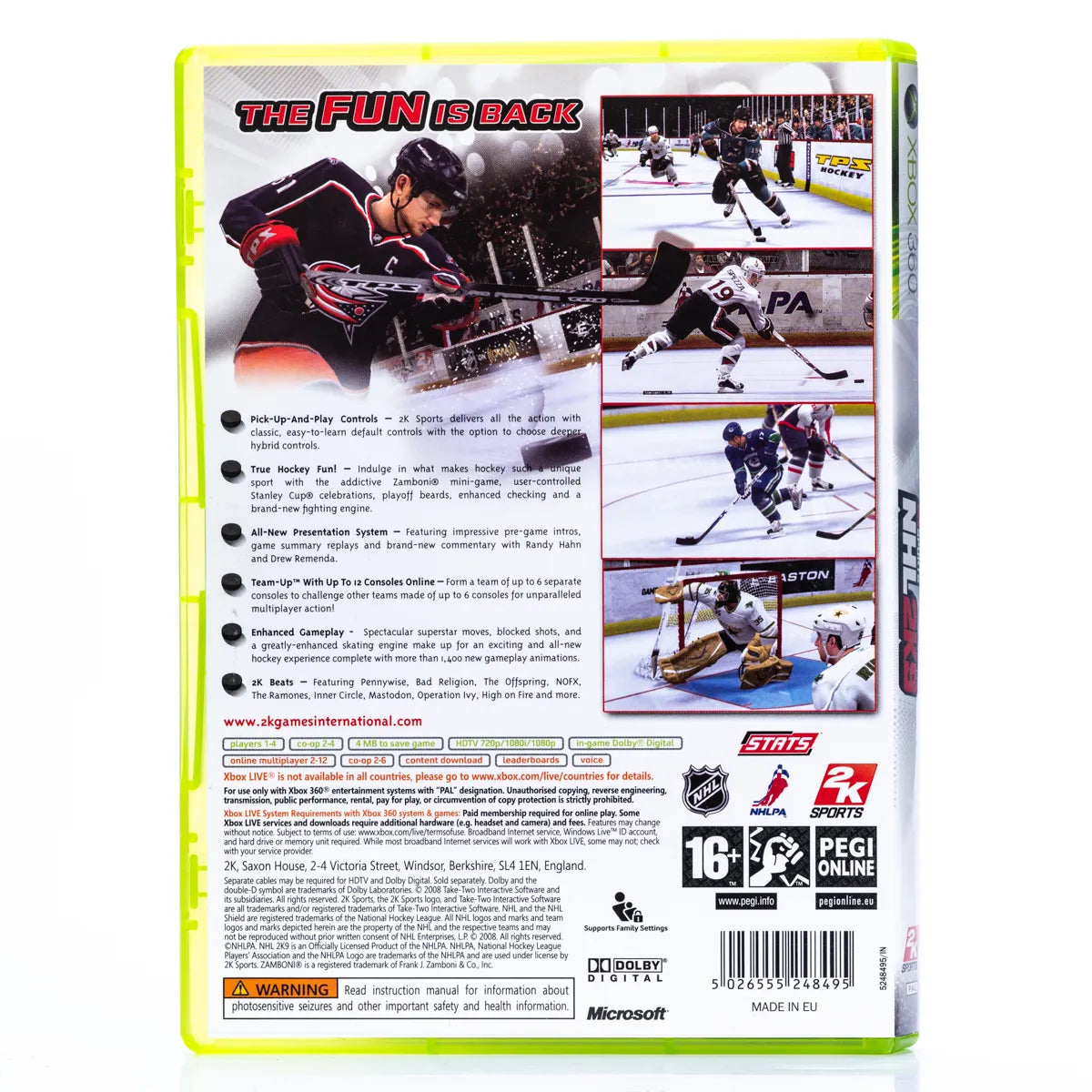NHL 2K9 - Xbox 360 spill - Retrospillkongen