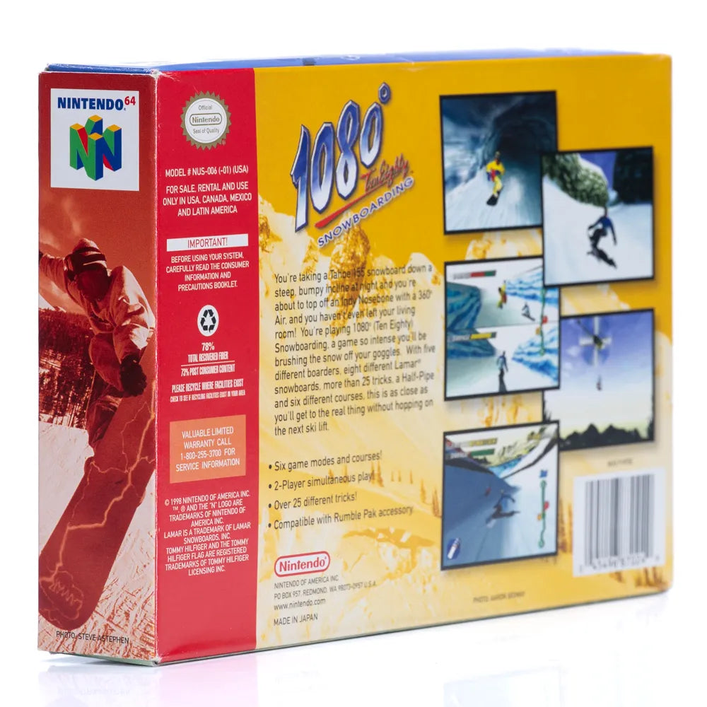 1080° Snowboarding i eske (NTSC-U) - N64 spill - Retrospillkongen