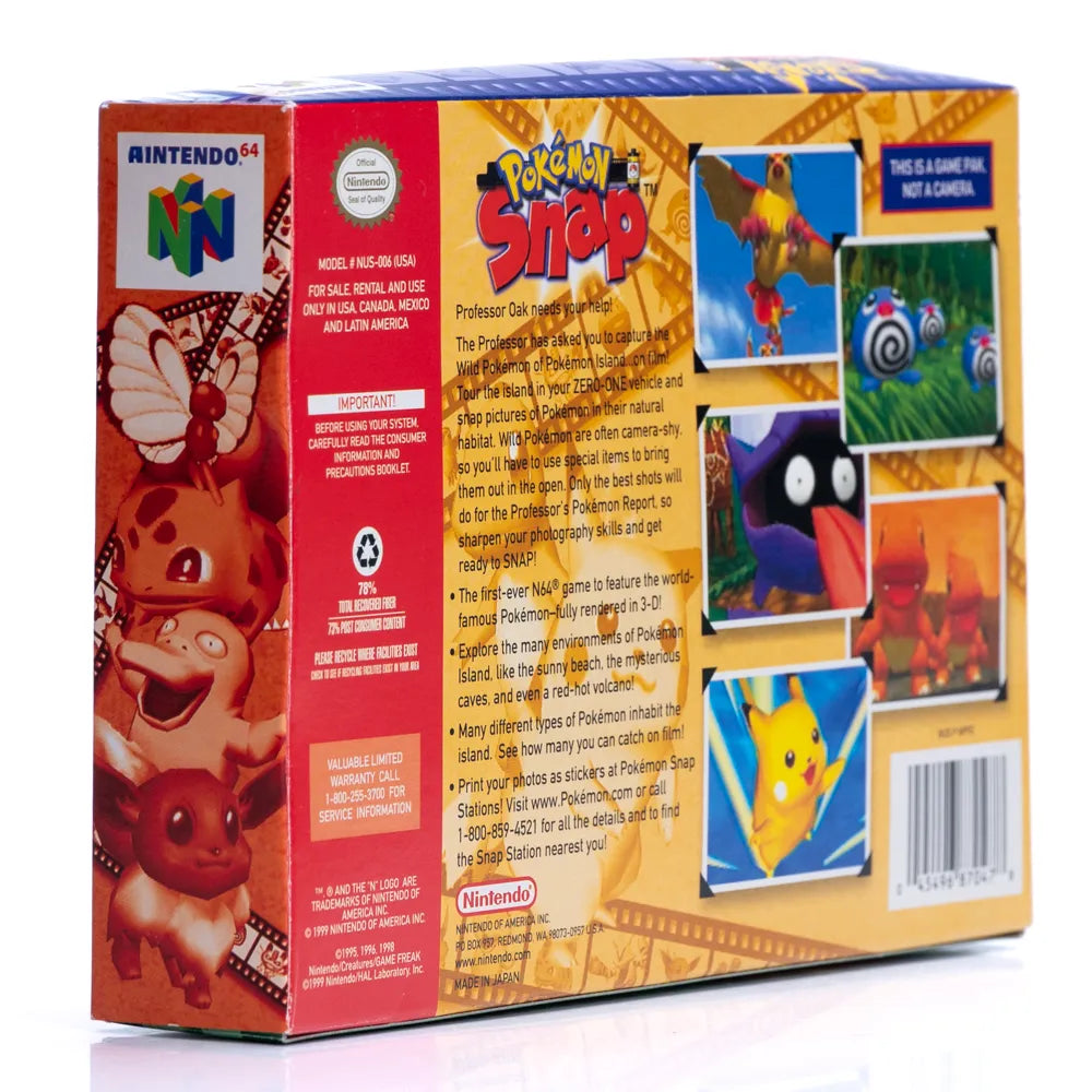 Pokémon Snap i Eske (NTSC-U) - N64 spill - Retrospillkongen