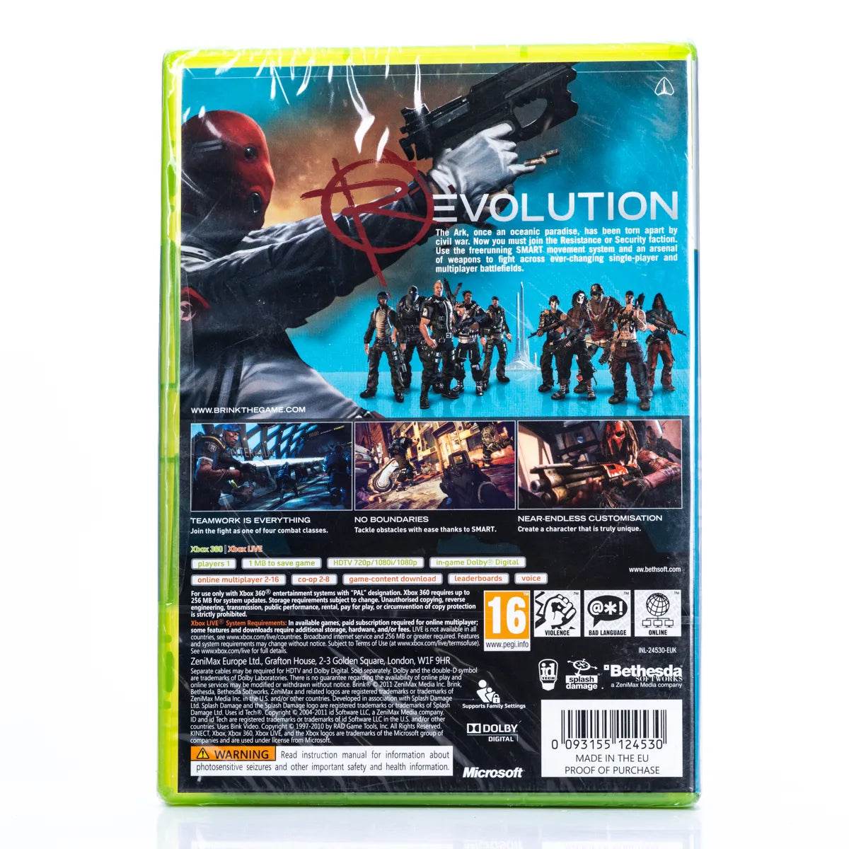 Brink - Xbox 360 spill (Forseglet) - Retrospillkongen