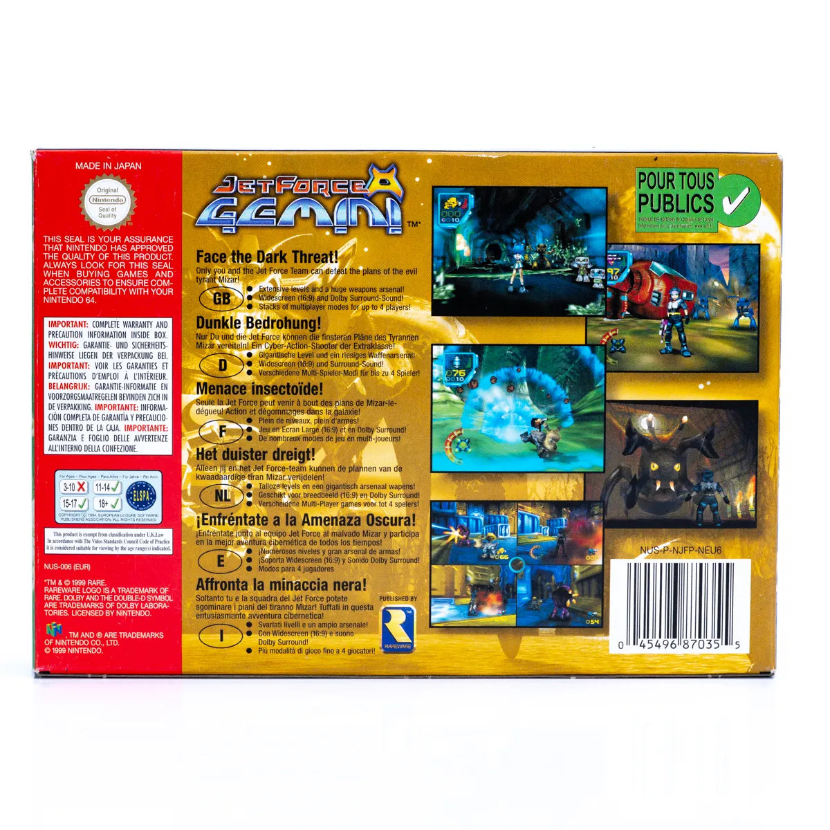 Jet Force Gemini - N64 spill (I Eske) - Retrospillkongen
