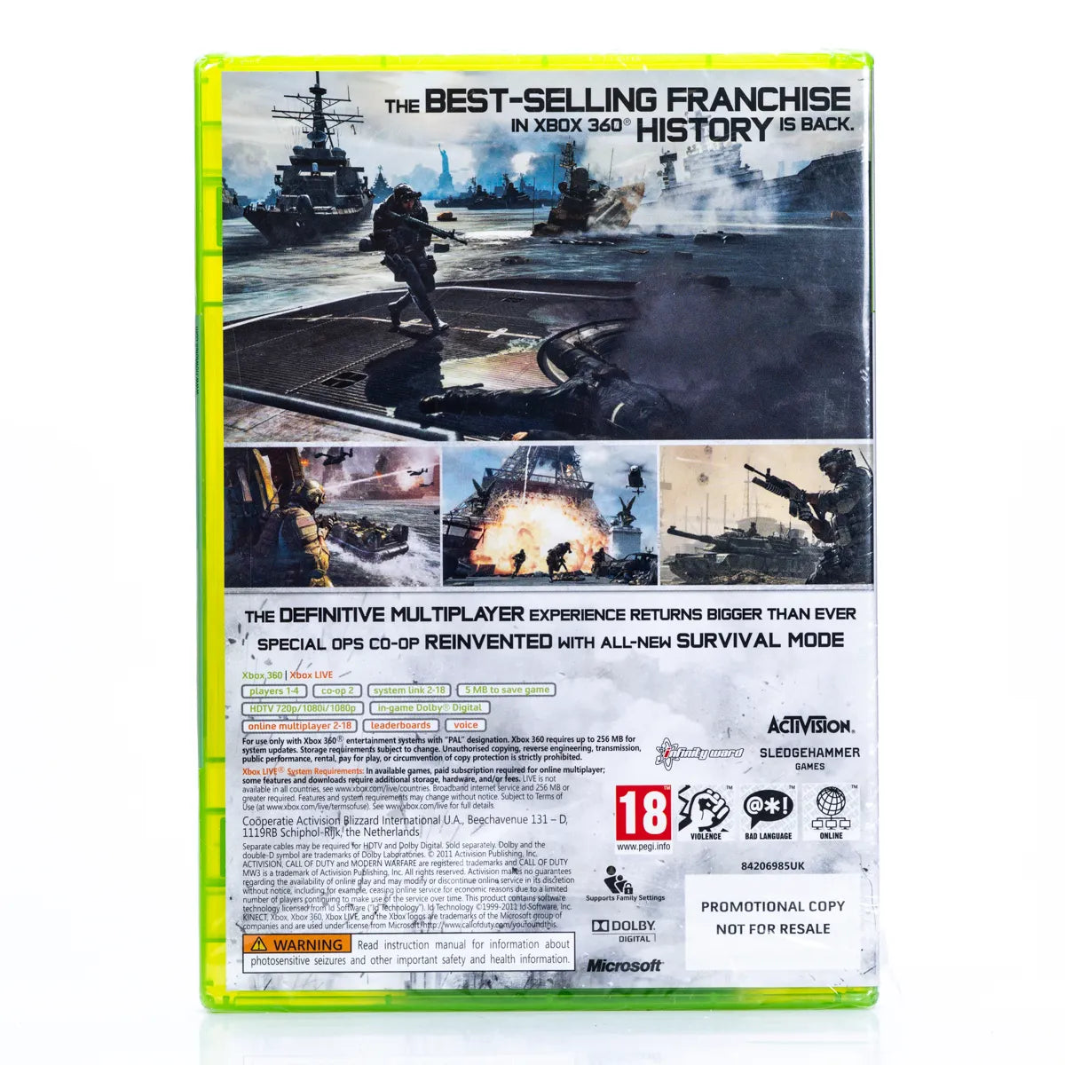 Call of Duty: Modern Warfare 3 - Promo - Xbox 360 Spill (Forseglet) - Retrospillkongen