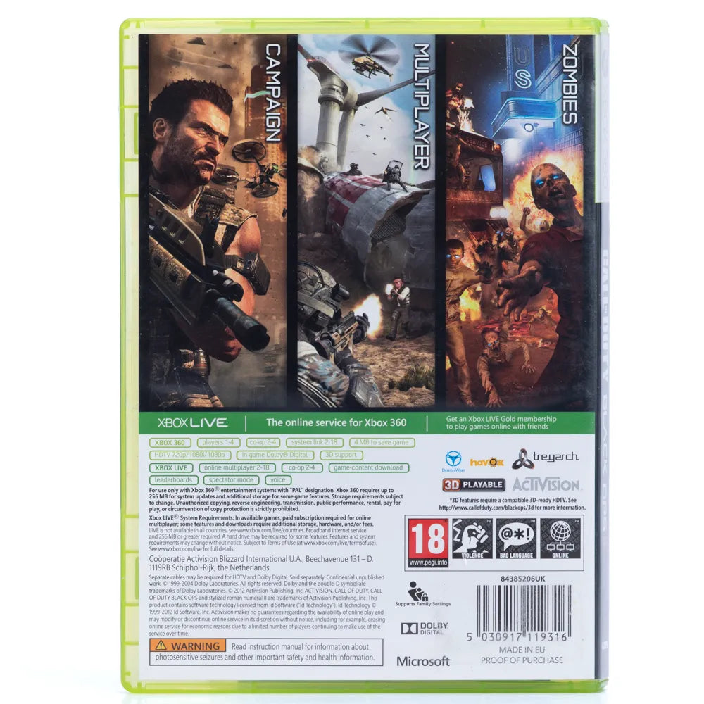 Call of Duty Black OPS II - Xbox 360 spill - Retrospillkongen