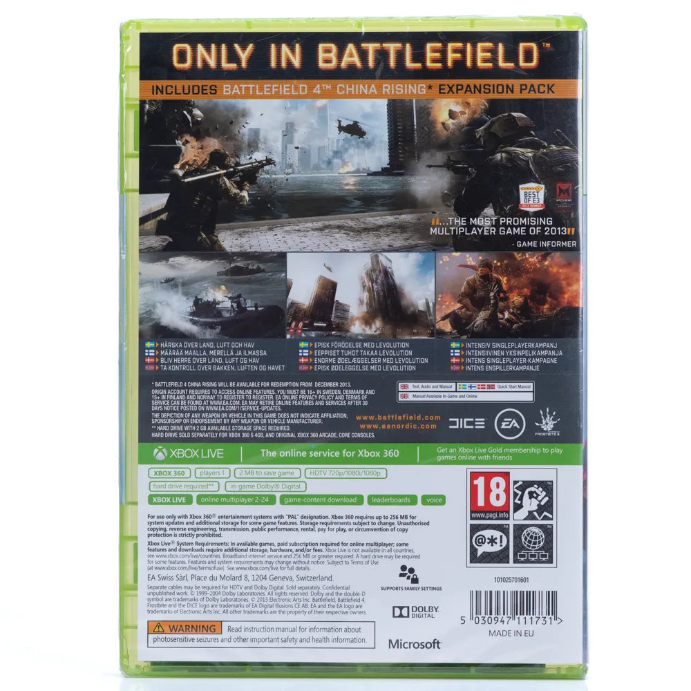 Battlefield 4 (Forseglet) - Xbox 360 spill - Retrospillkongen