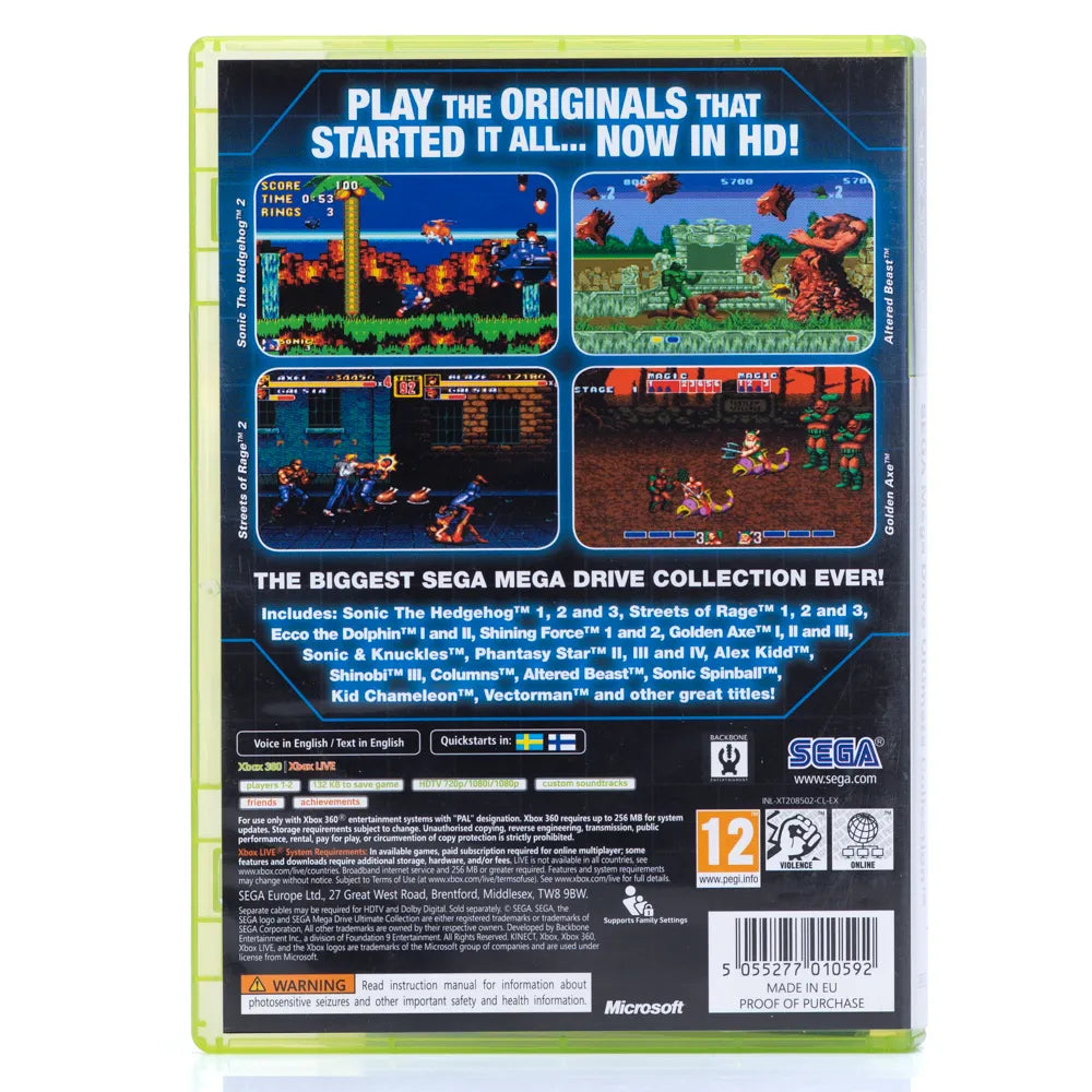SEGA Mega Drive Ultimate Collection - Xbox 360 spill - Retrospillkongen