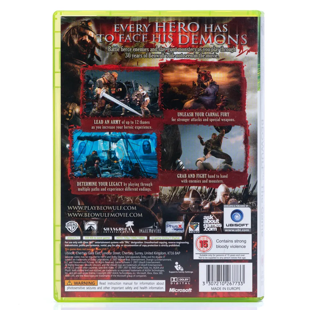 Beowulf: The Game - Xbox 360 spill