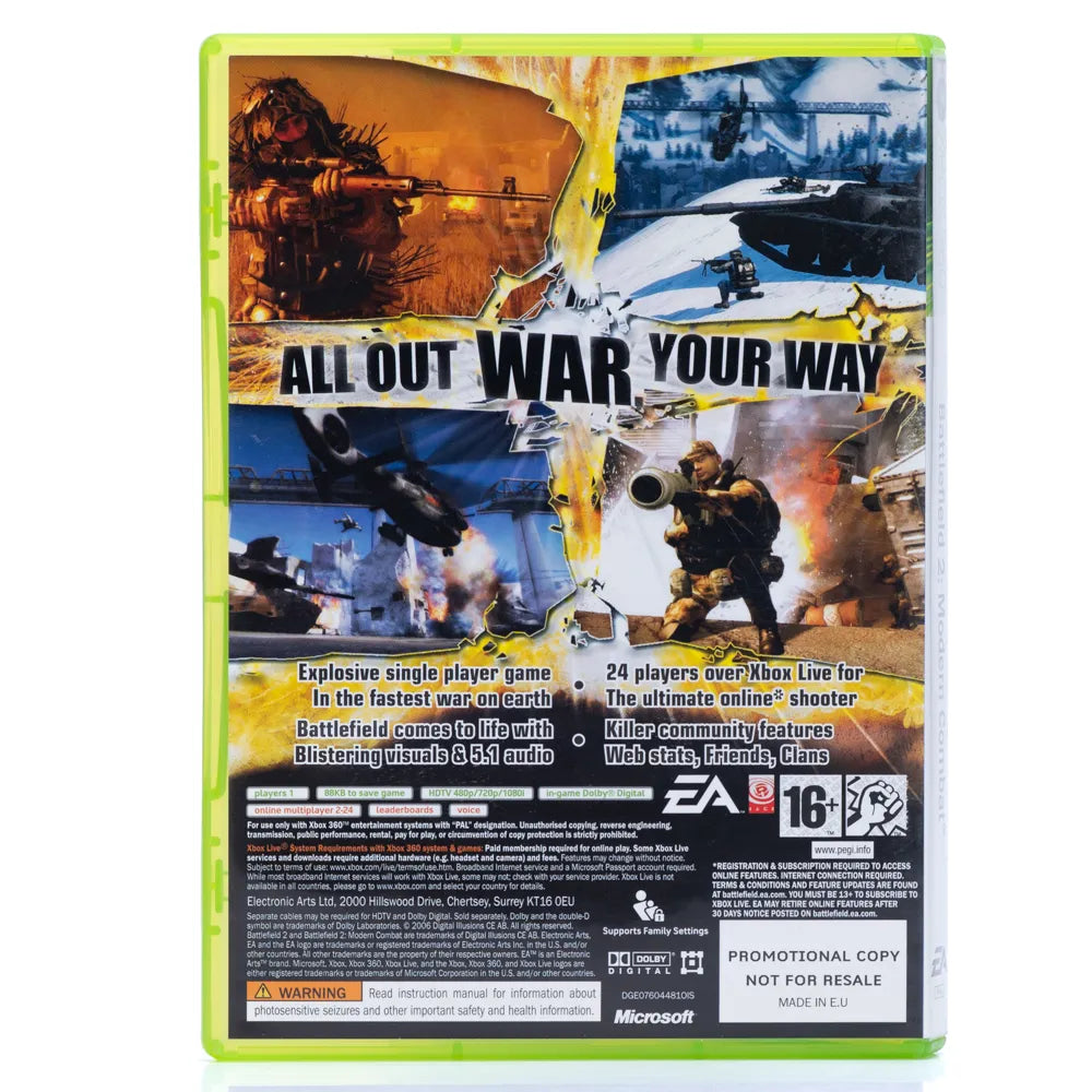 Battlefield 2: Modern Combat - Xbox 360 spill - Retrospillkongen