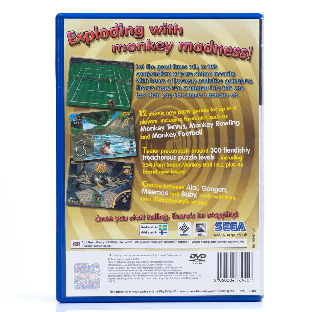 Super Monkey Ball Deluxe - PS2 spill - Retrospillkongen