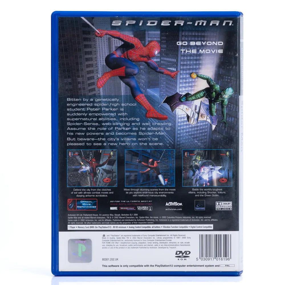 Spider-Man - PS2 spill - Retrospillkongen