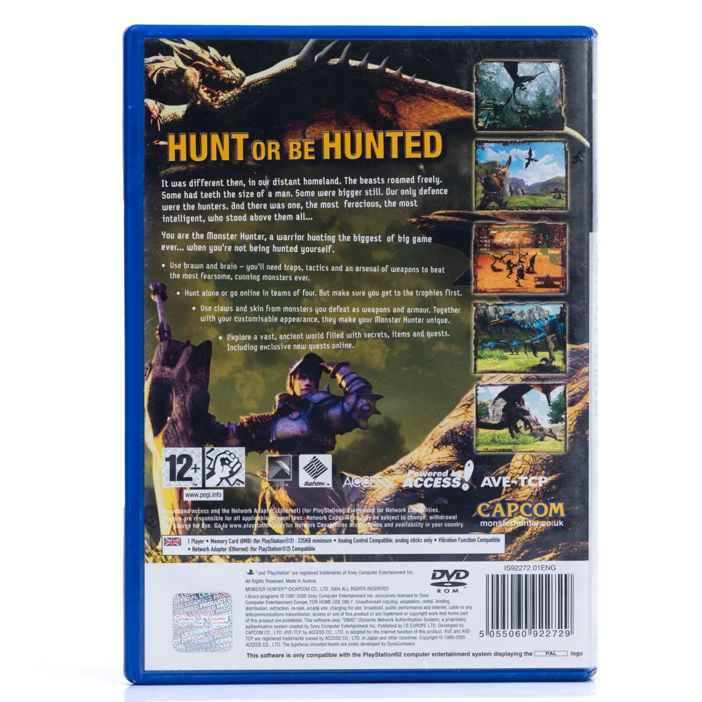 Monster Hunter - PS2 spill - Retrospillkongen