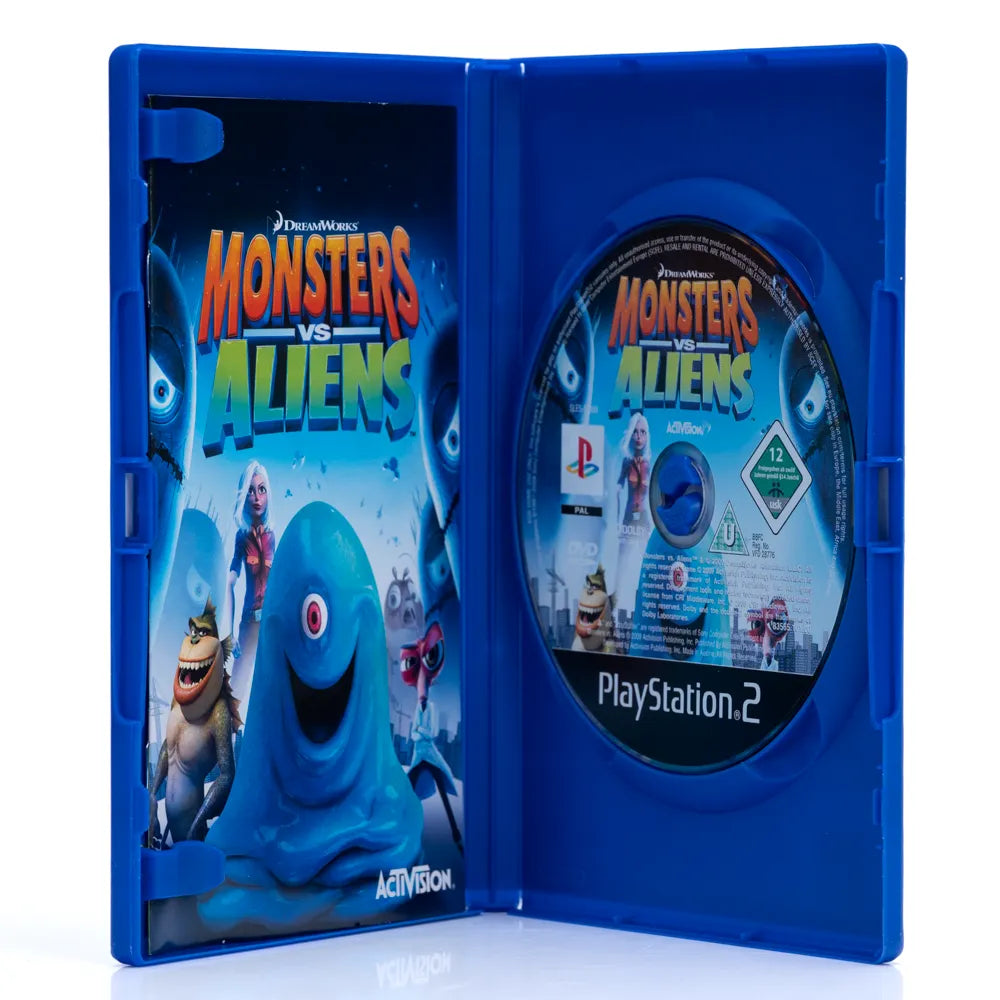 Monsters vs. Aliens - PS2 Spill - Retrospillkongen