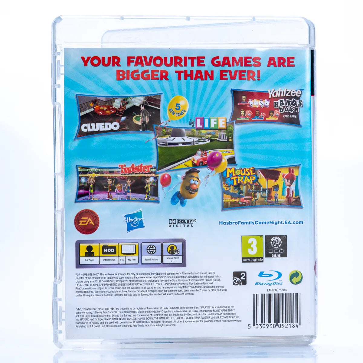 HASBRO Family Game Night Vol 3 - PS3 spill - Retrospillkongen