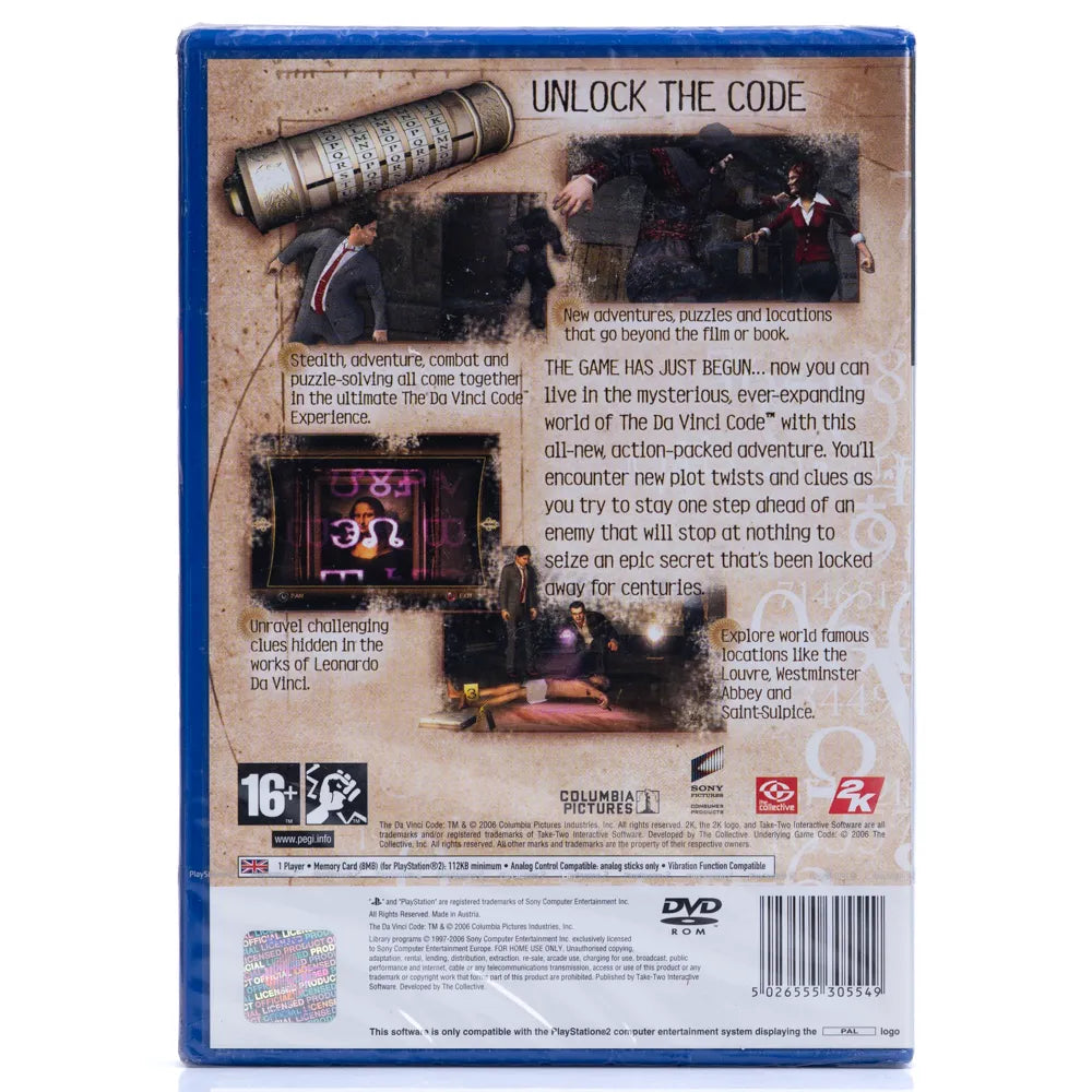 The Da Vinci Code (Forseglet) - PS2 spill