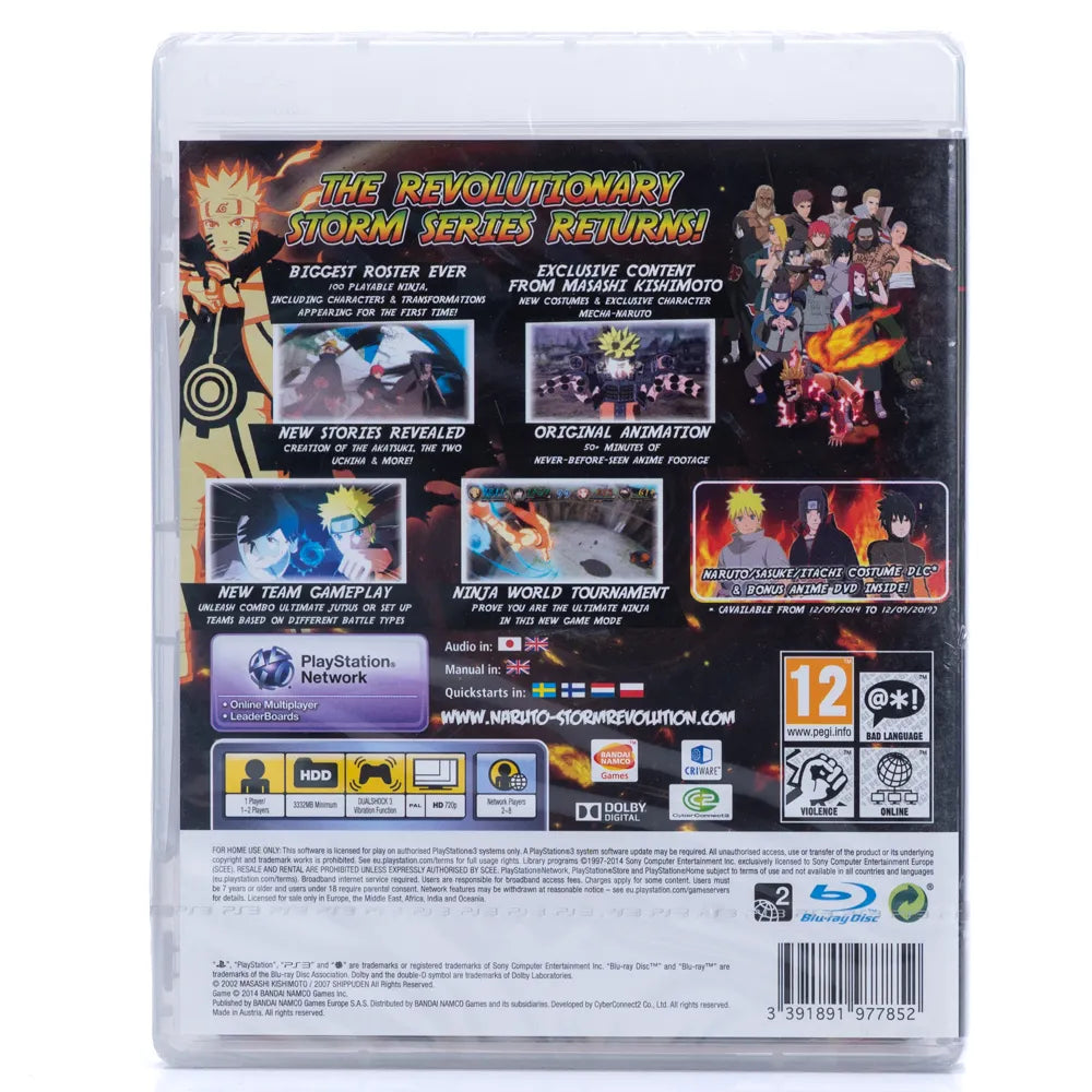 Naruto Ultimate Ninja Storm Revolution (Forseglet) - PS3 spill - Retrospillkongen