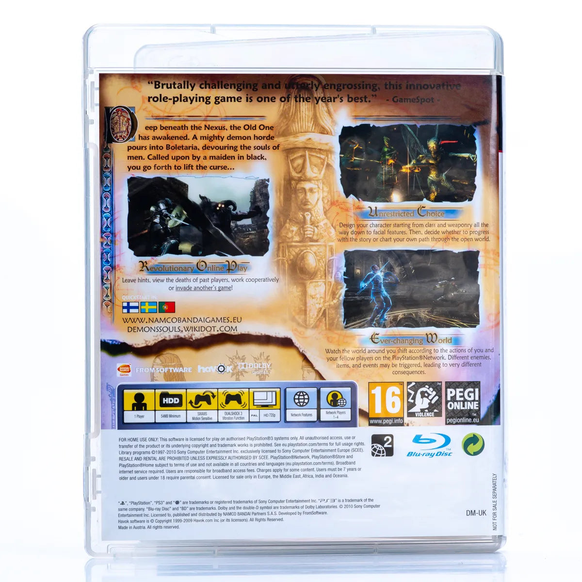 Demon's Souls - Black Phantom Edition Collector´s Box - PS3 spill - Retrospillkongen